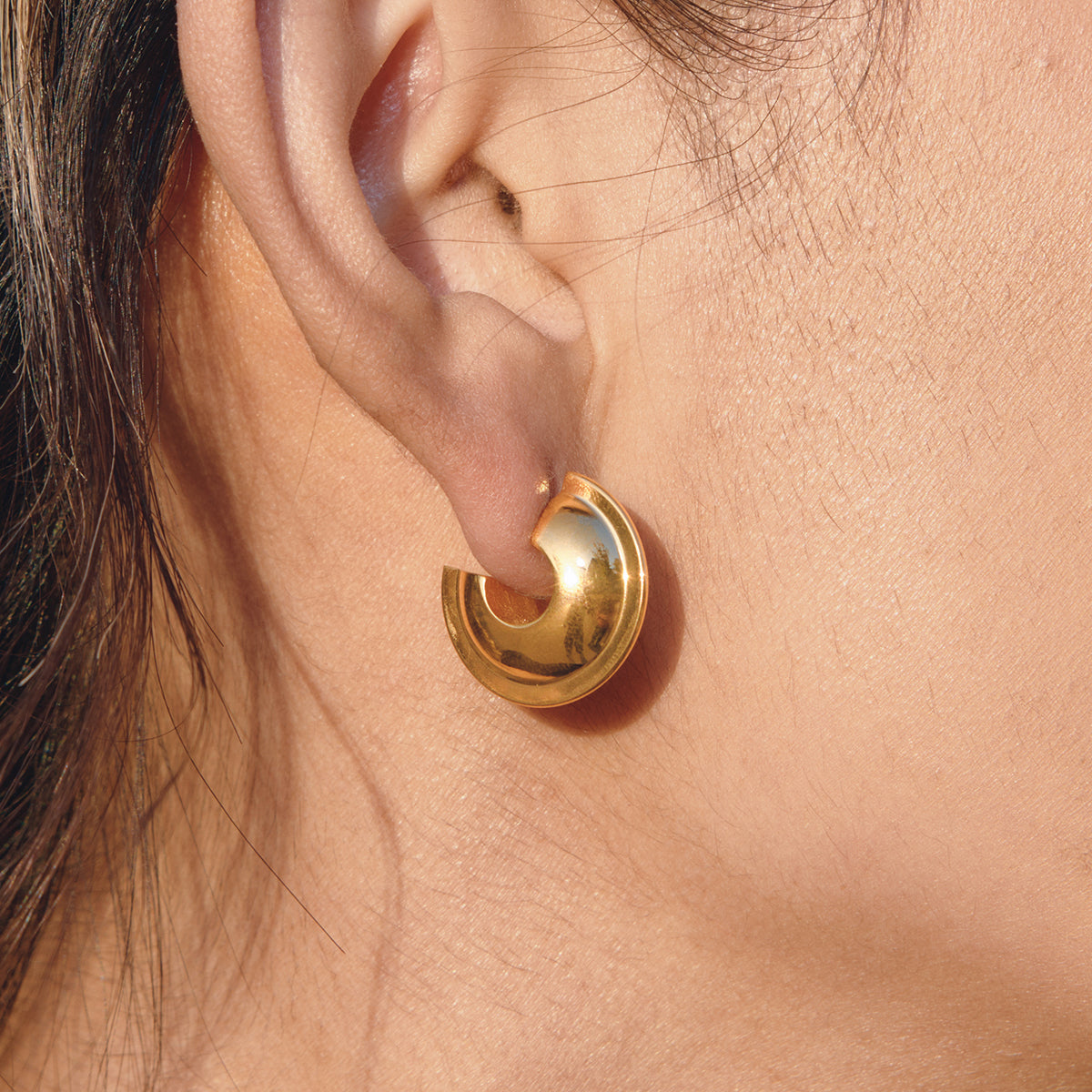 The Celestial Sunburst Hoops