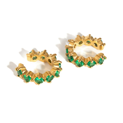 The Emerald Solstice Ear Cuffs