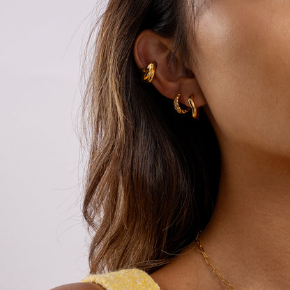 Organic Dome Ear Cuff