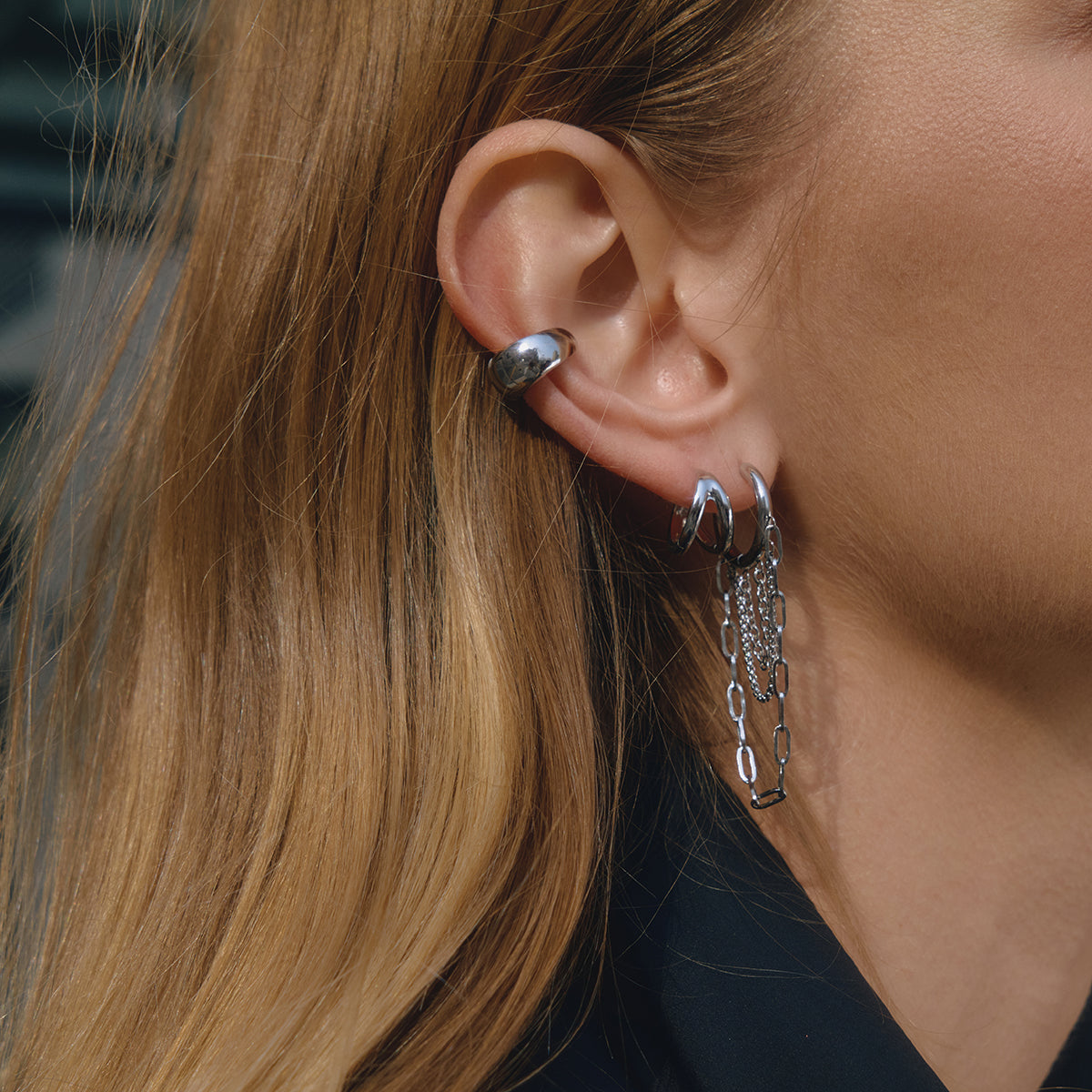 The Aura Tapered Molten Cuff