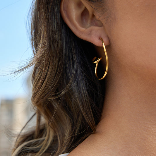 Valyria Crystal Dagger Ear Cuff
