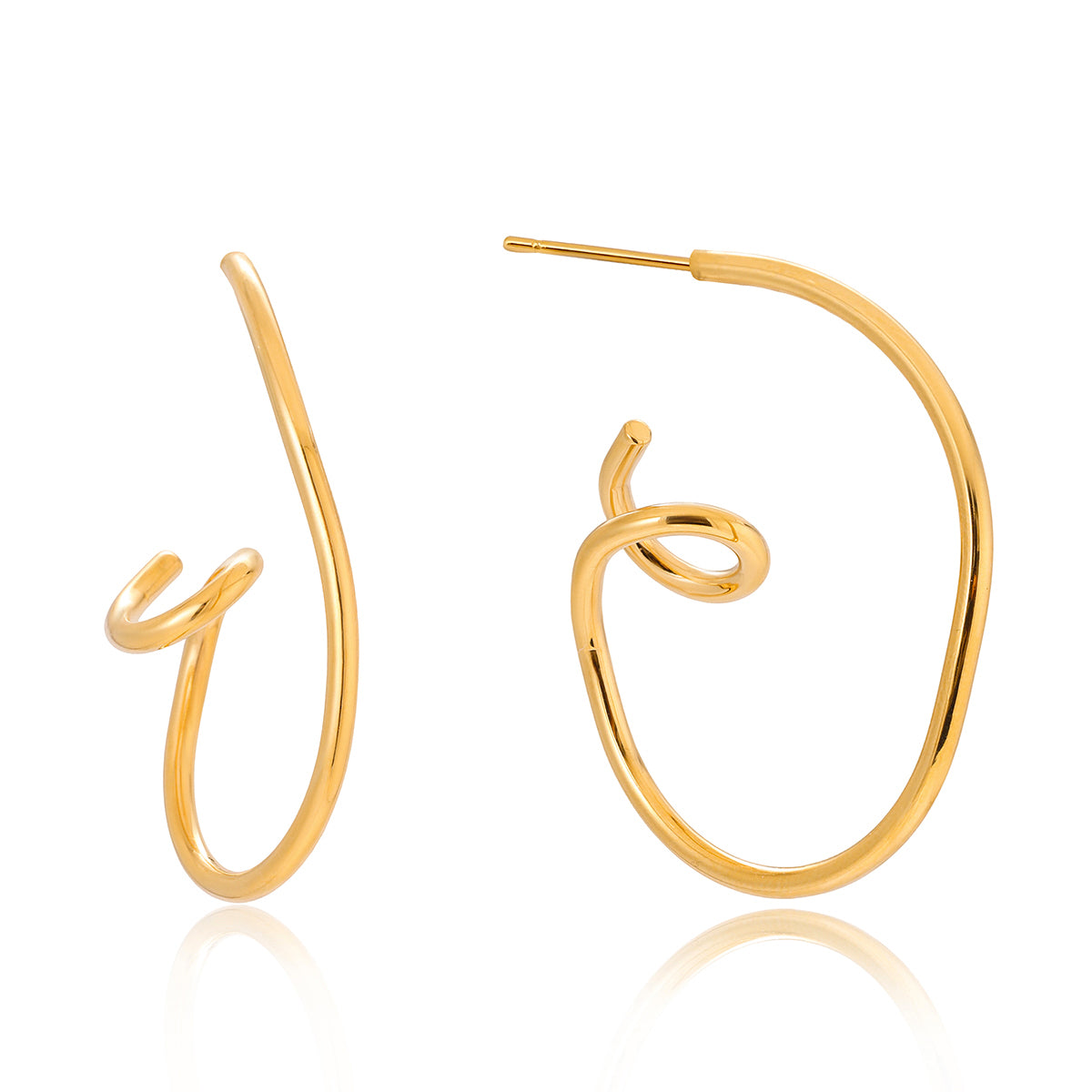 Valyria Crystal Dagger Ear Cuff