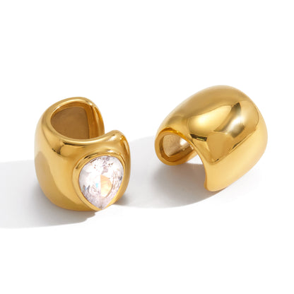 Luxe Glow Teardrop Cuffs