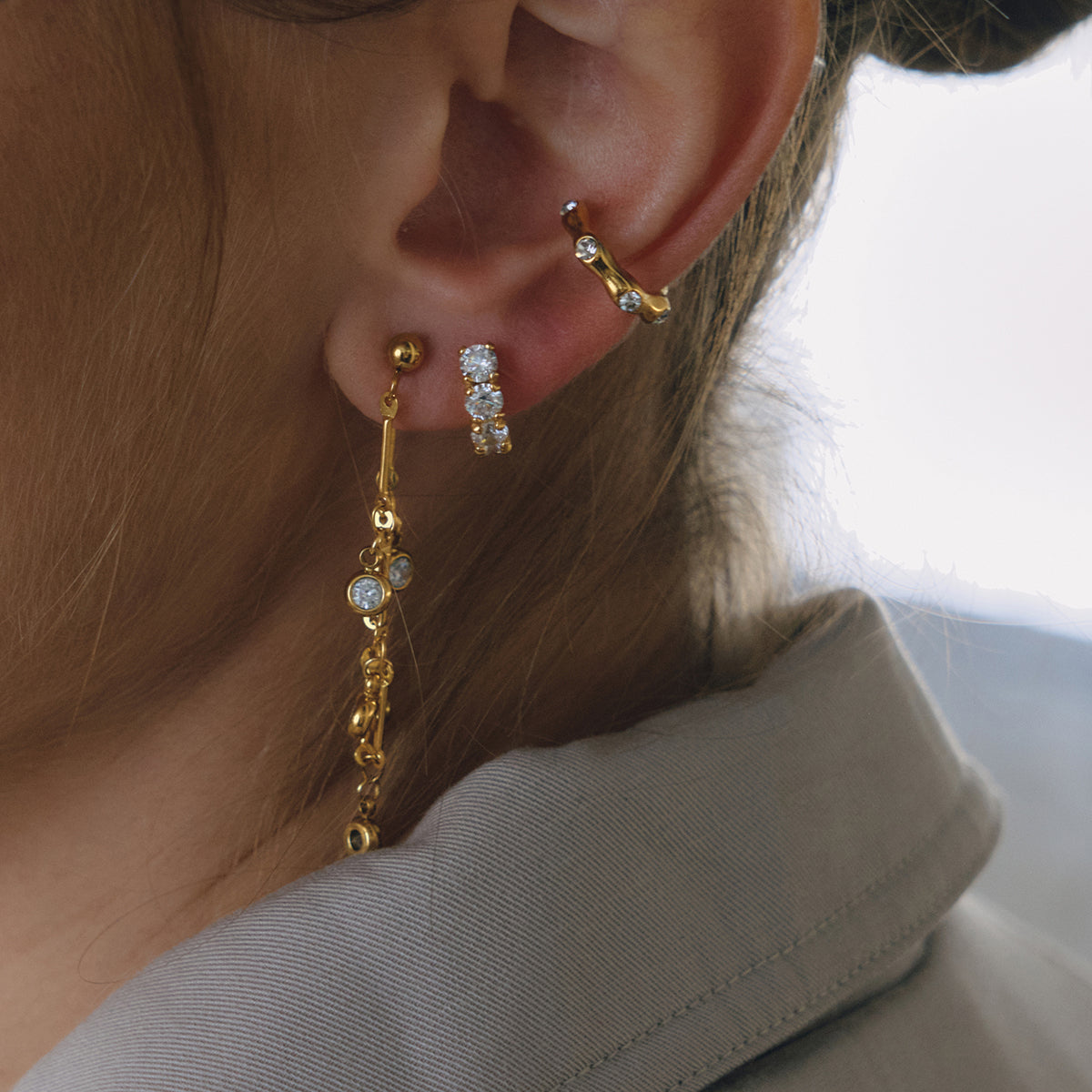 The Lumina Sunburst Studs