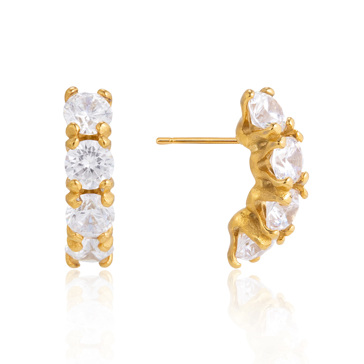 The Lumina Sunburst Studs