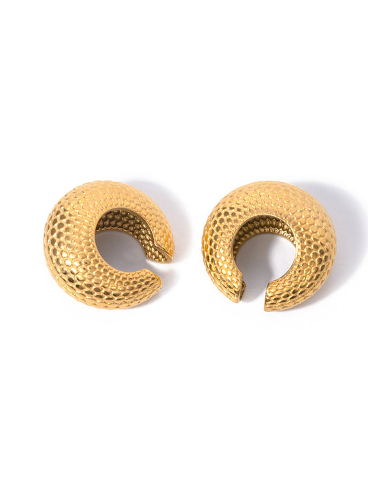 Textured Dome Ear cuff