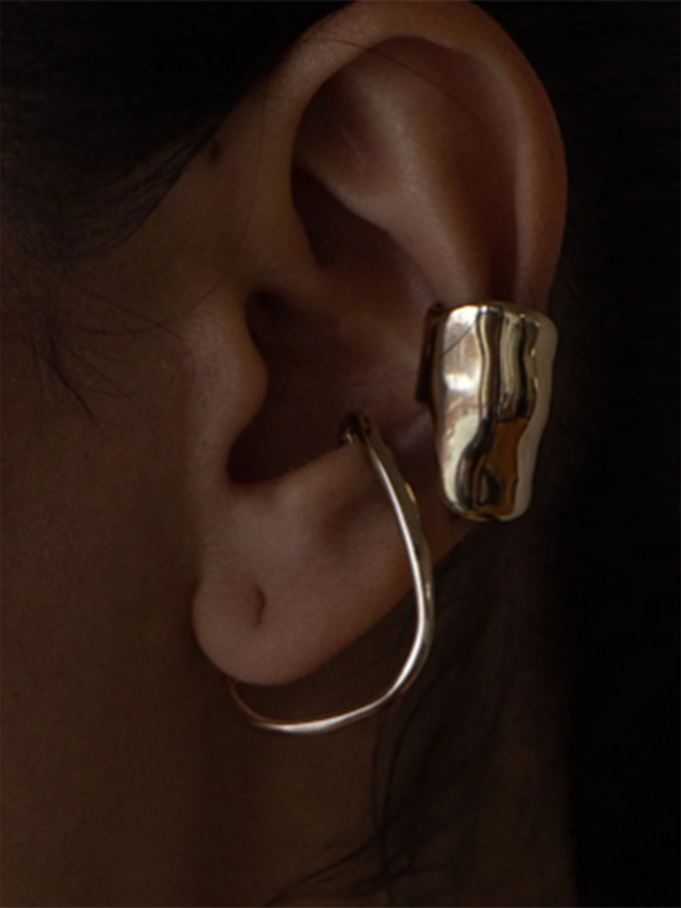 Sculptural Ear Cuff