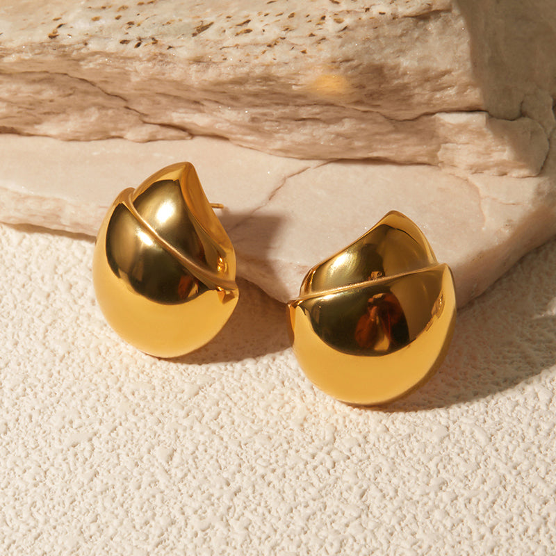 Luminous Liquid Gold Teardrops