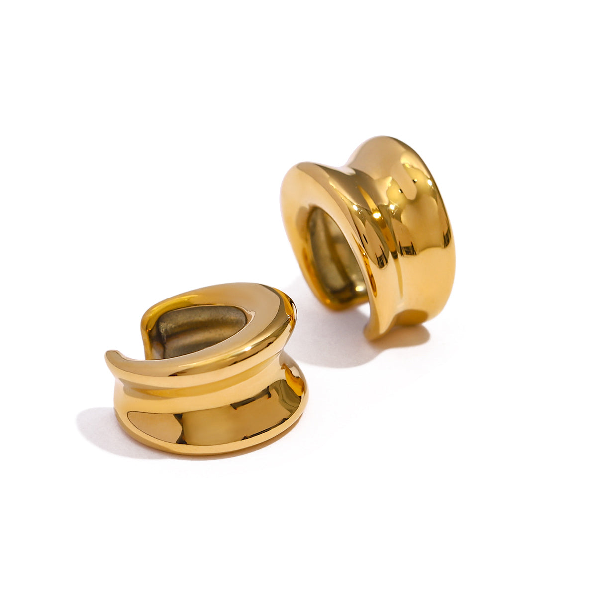 Chunky Sculpted Gold Ear Cuff