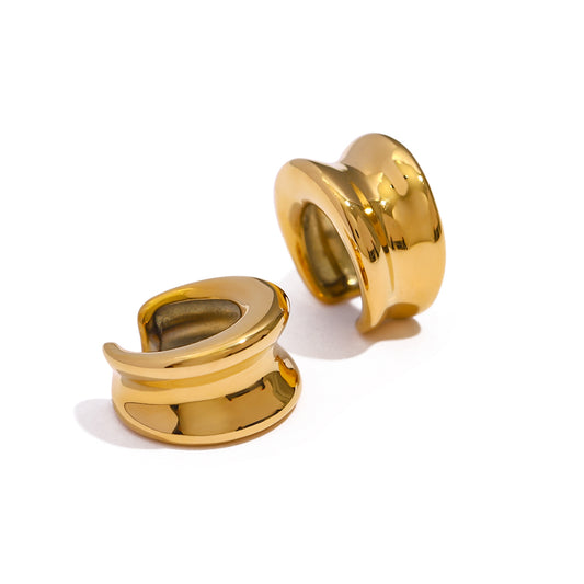 Chunky Sculpted Gold Ear Cuff