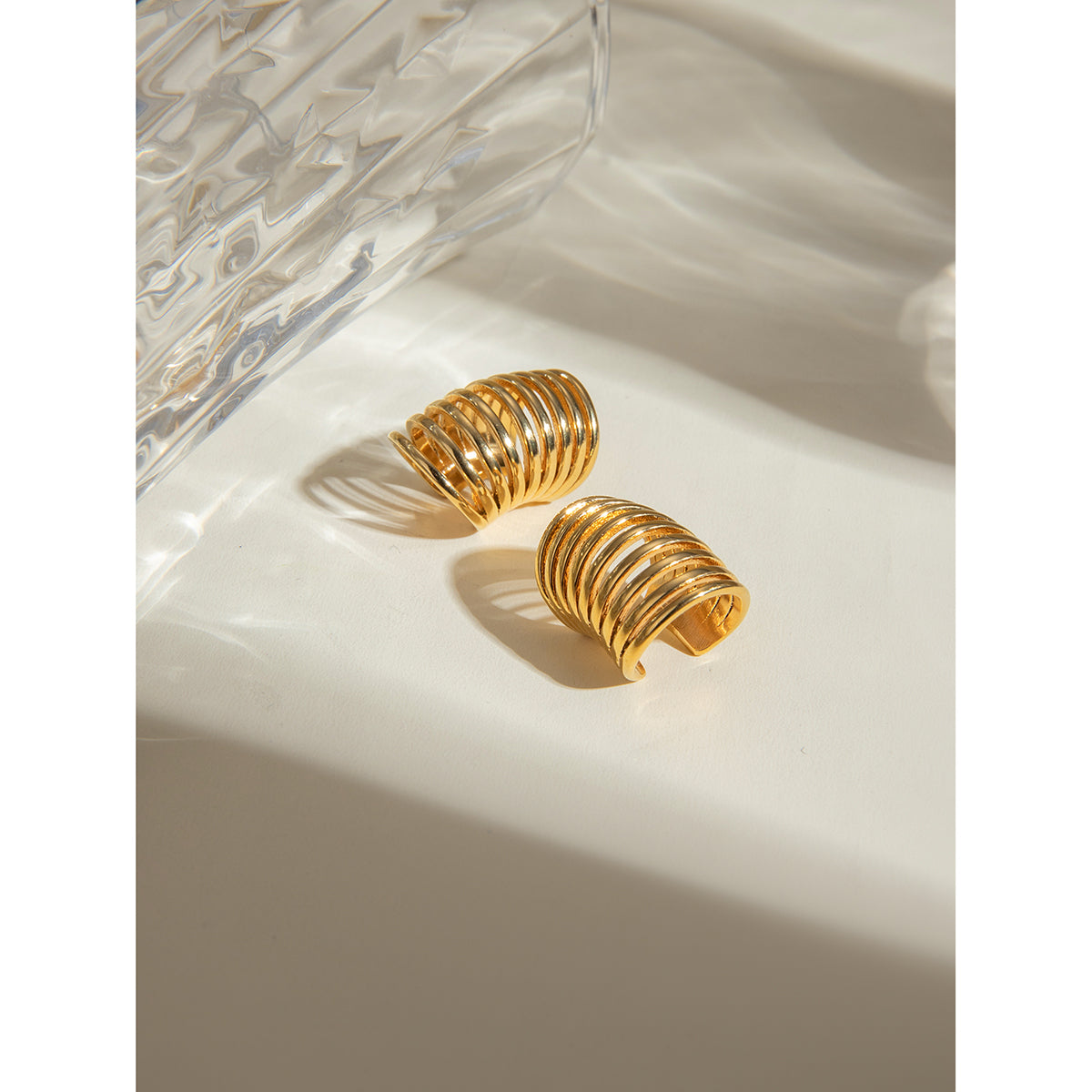 Spiral Gold Ear Cuff
