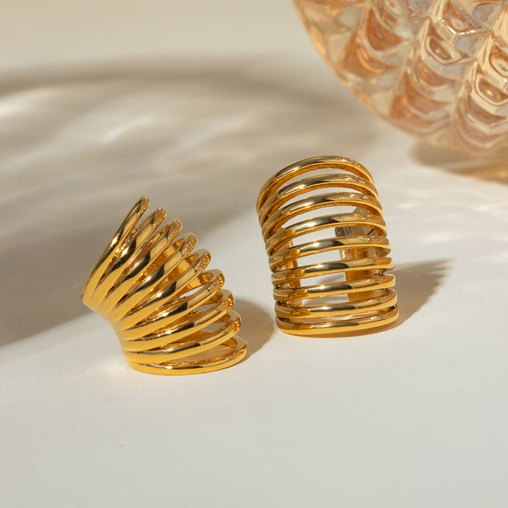 Spiral Gold Ear Cuff