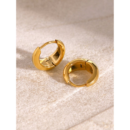 The Gilded Prism Hoops