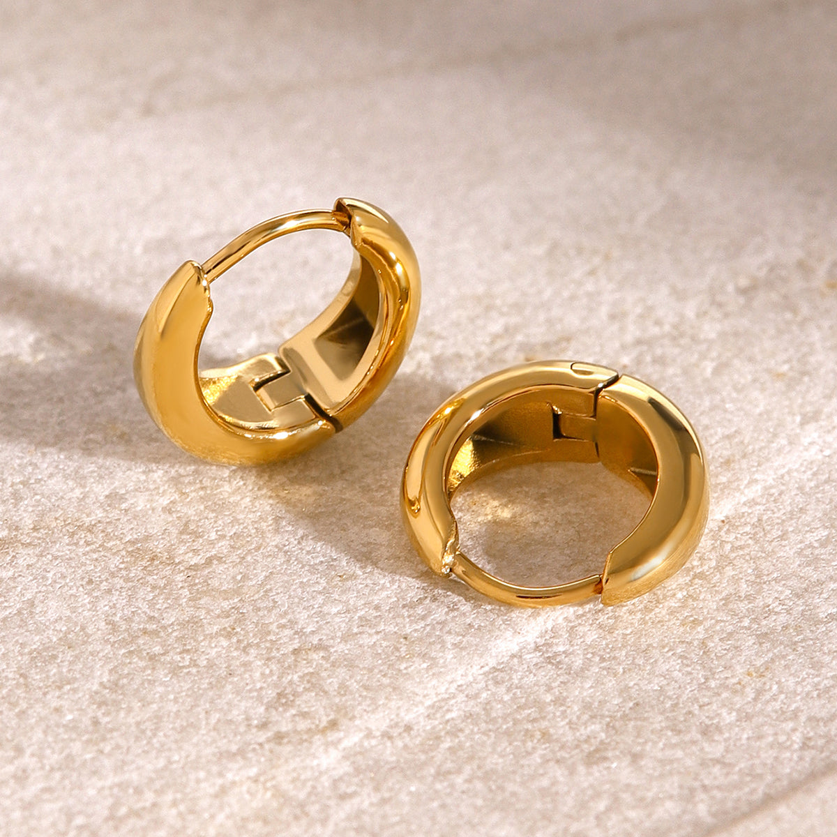 The Gilded Prism Hoops
