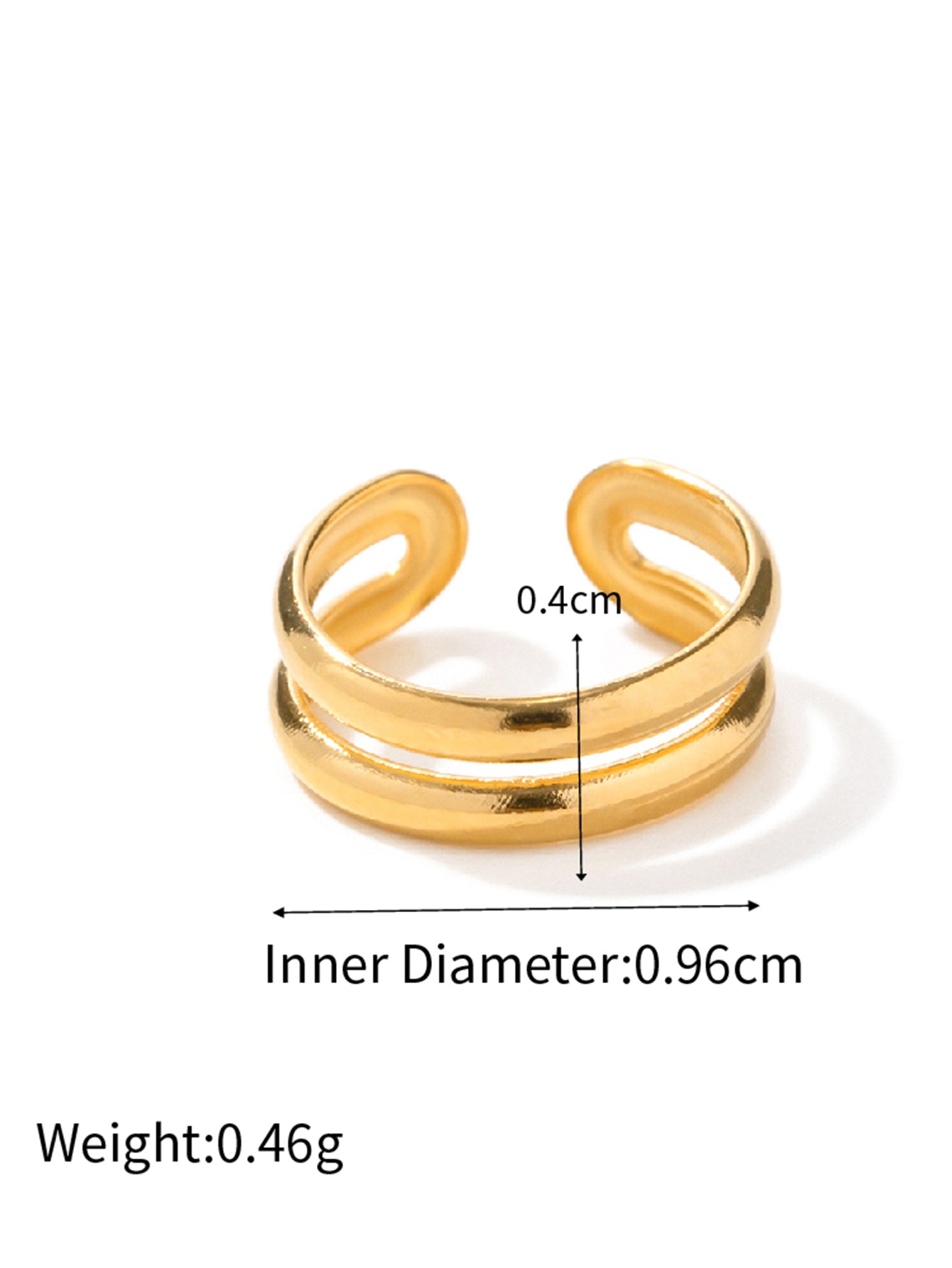 The Parallel Double-Band Earcuff
