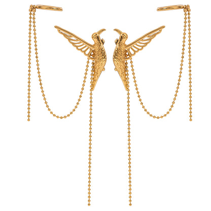 Phoenix Chain Ear Cuff Set