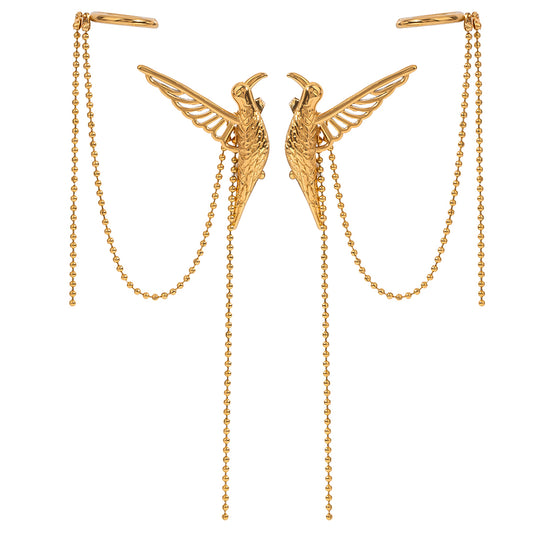 Phoenix Chain Ear Cuff Set
