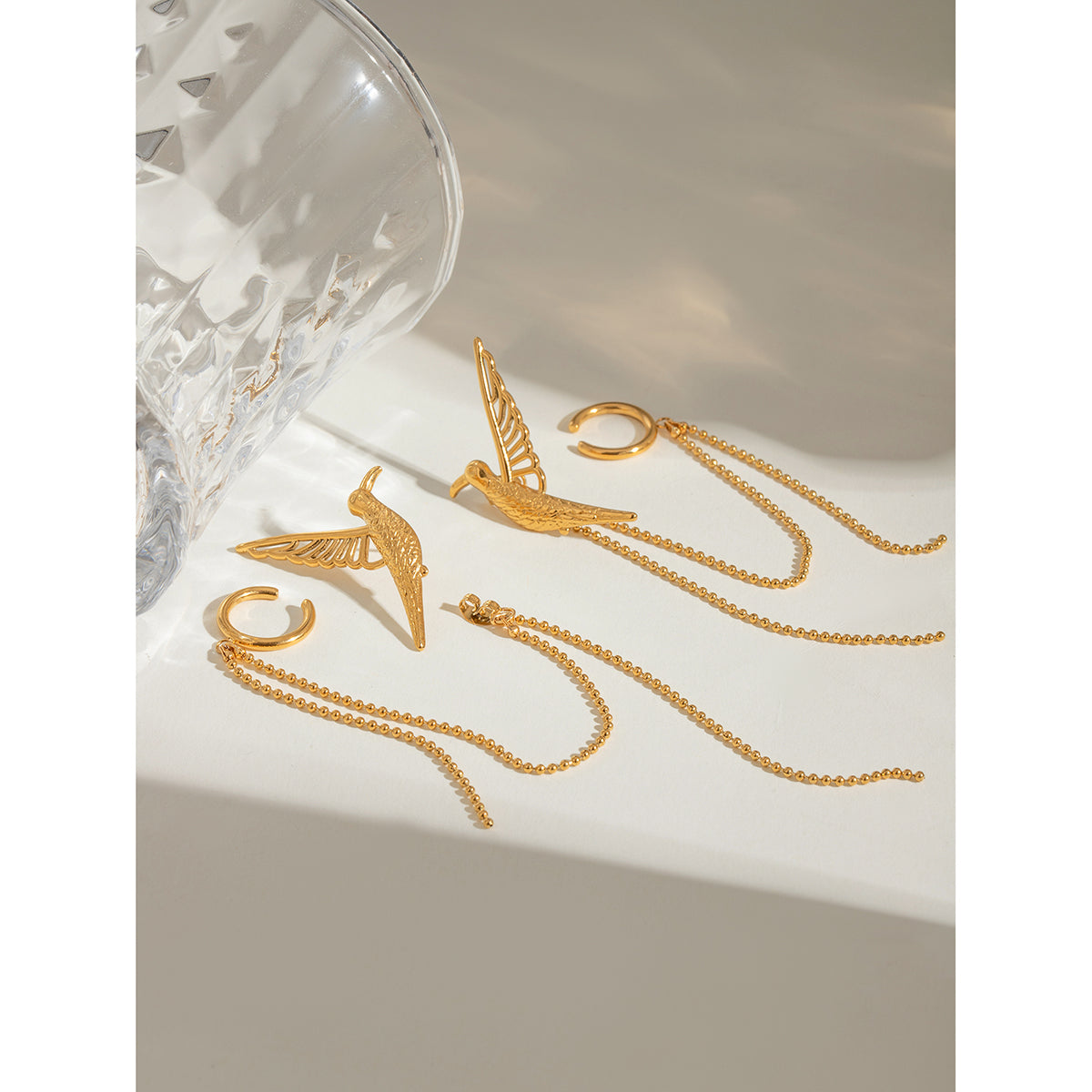 Phoenix Chain Ear Cuff Set