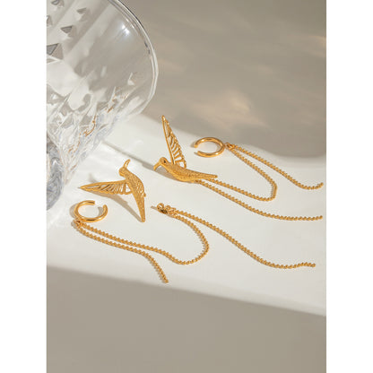 Phoenix Chain Ear Cuff Set