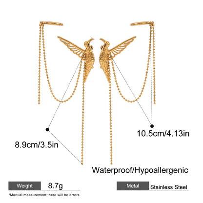 Phoenix Chain Ear Cuff Set