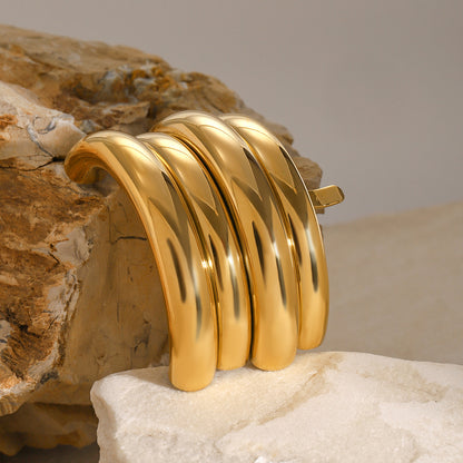 Bold Dome Hair Claw Clip