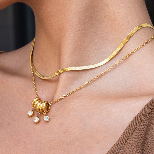 Dainty Circle Charm Necklace