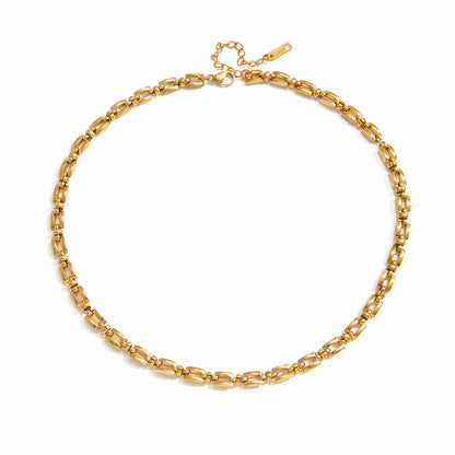 The Liquid Gilded Droplet Necklace