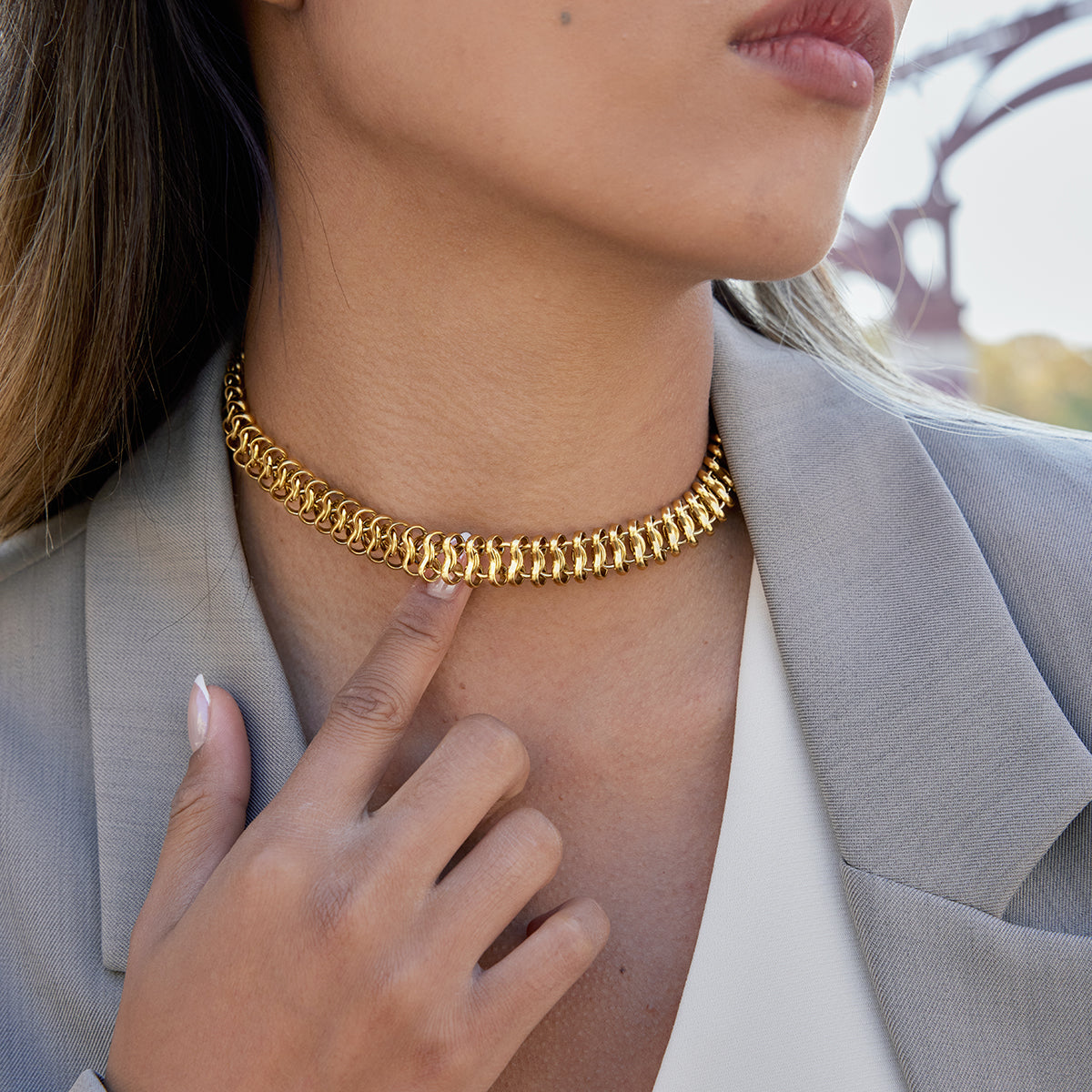 The Celestia Double-Layer Necklace