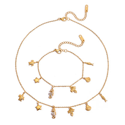 Sea Life Charm Necklace