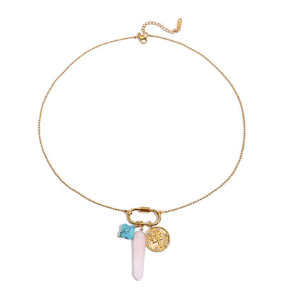 Crystal Point Talisman Necklace