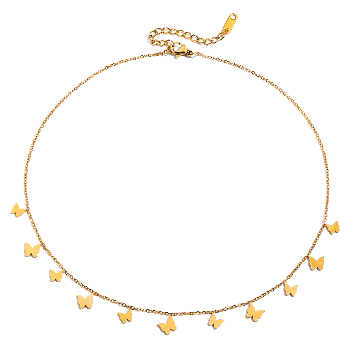 Mariposa Multi-Butterfly Station Necklace