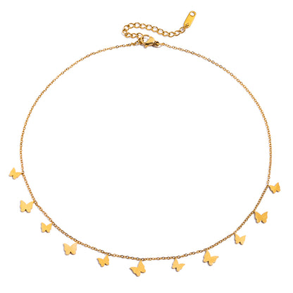 Mariposa Multi-Butterfly Station Necklace