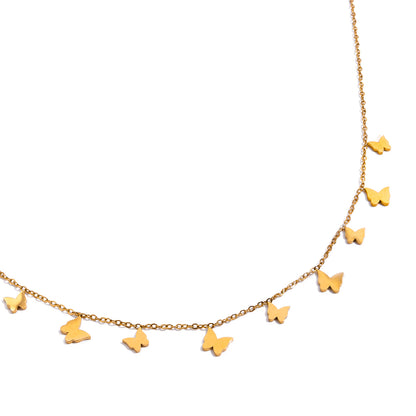 Mariposa Multi-Butterfly Station Necklace
