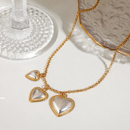 Romantic Gold Heart Necklace