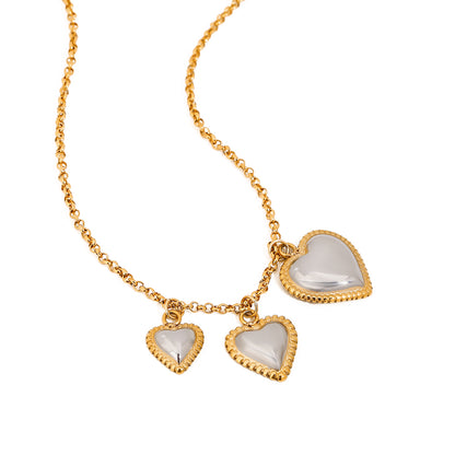 Romantic Gold Heart Necklace