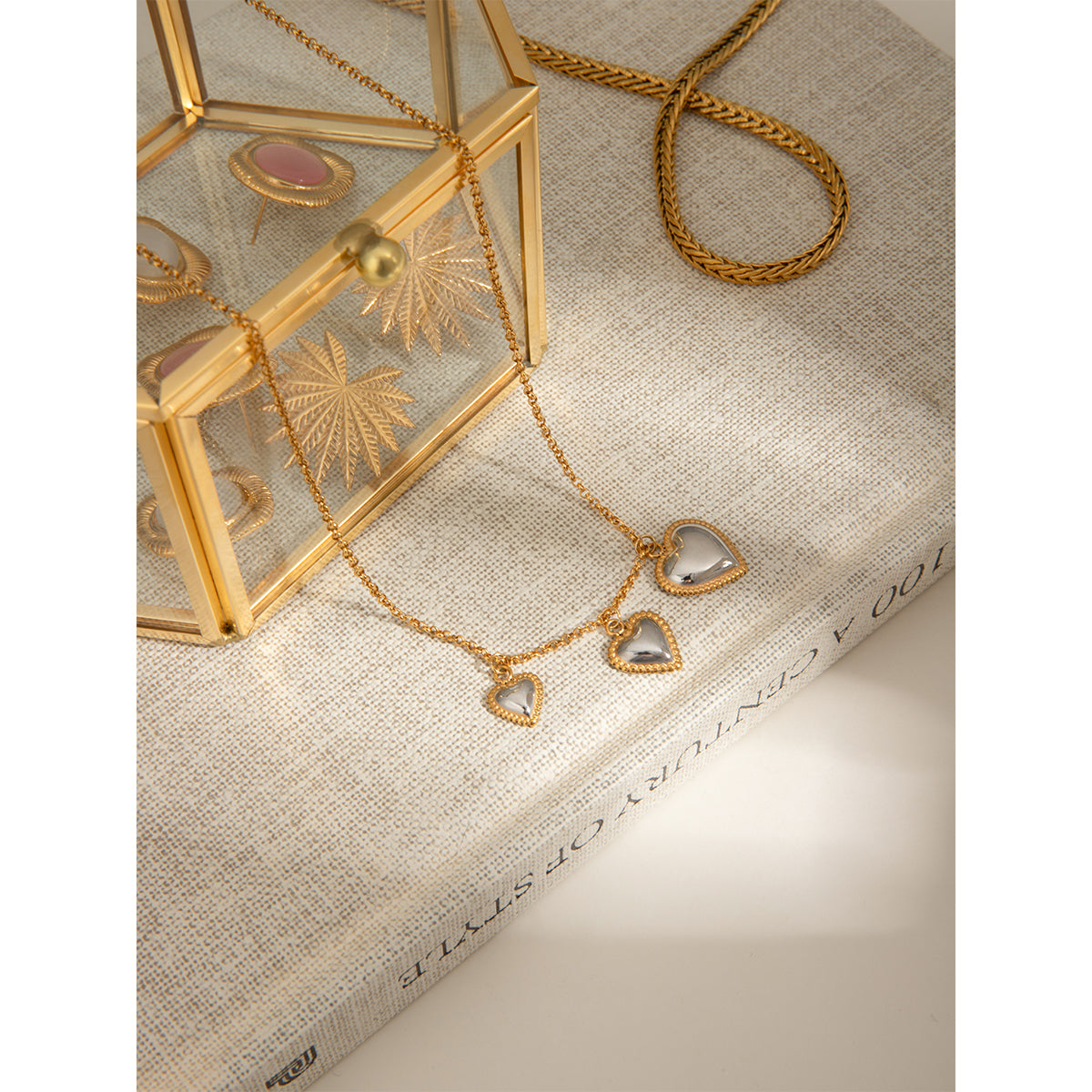Romantic Gold Heart Necklace