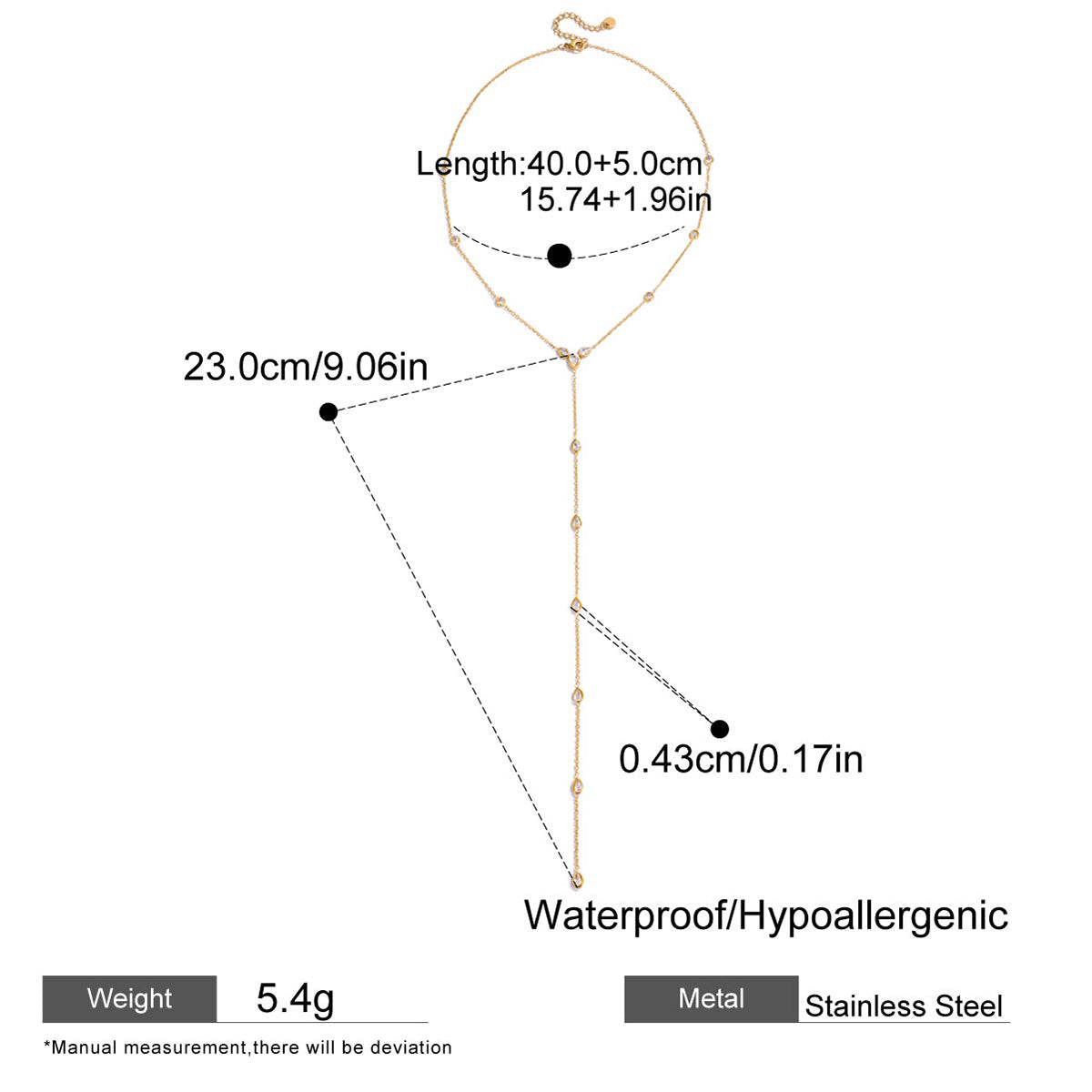 Delicate Y‑Lariat Necklace