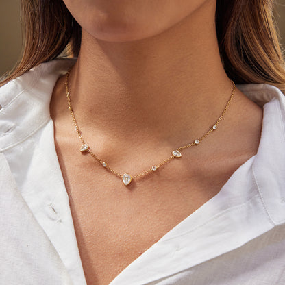 Meridian Mixed-Metal Toggle Necklace