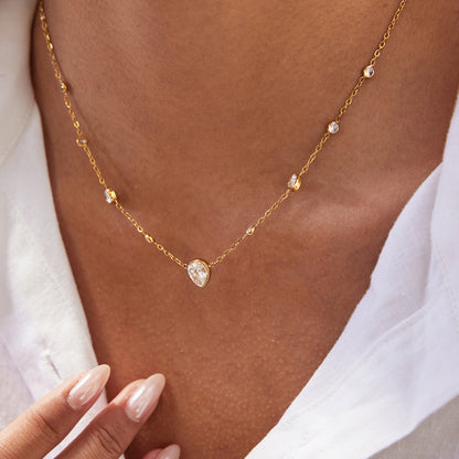 Meridian Mixed-Metal Toggle Necklace