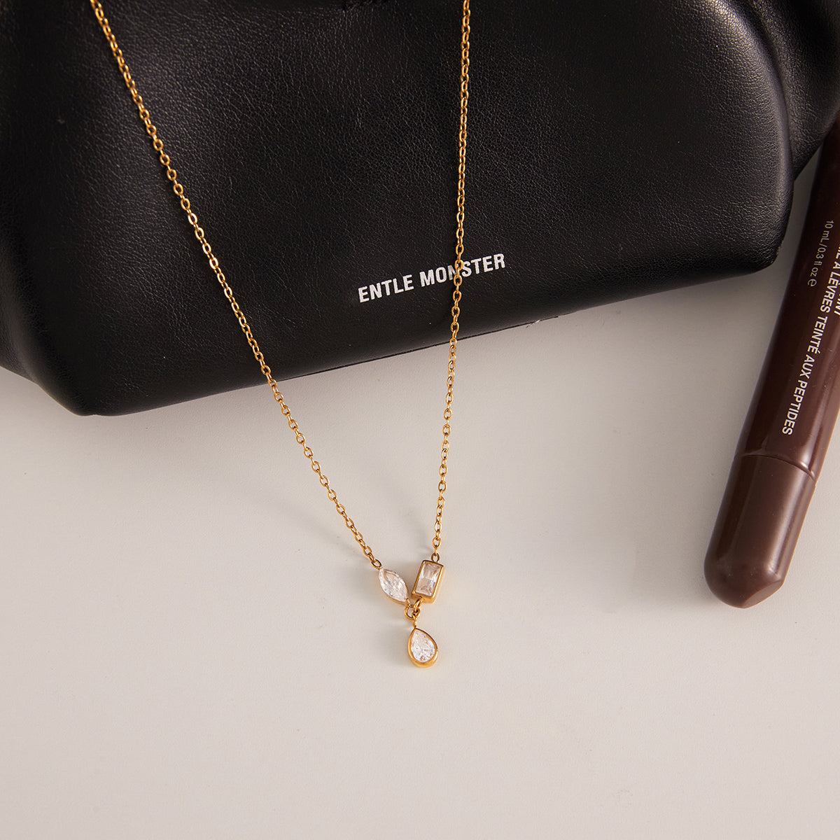 The Fluid Teardrop Necklace