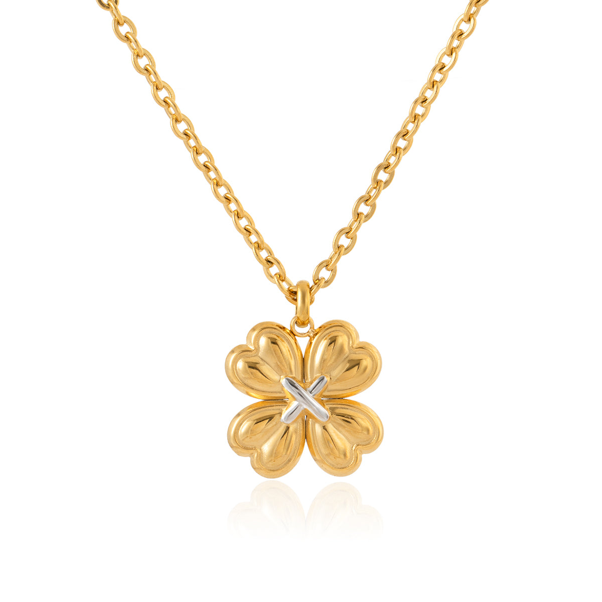 The Lucky Heart Clover Necklace