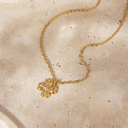 The Lucky Heart Clover Necklace