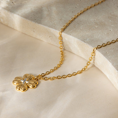 The Lucky Heart Clover Necklace