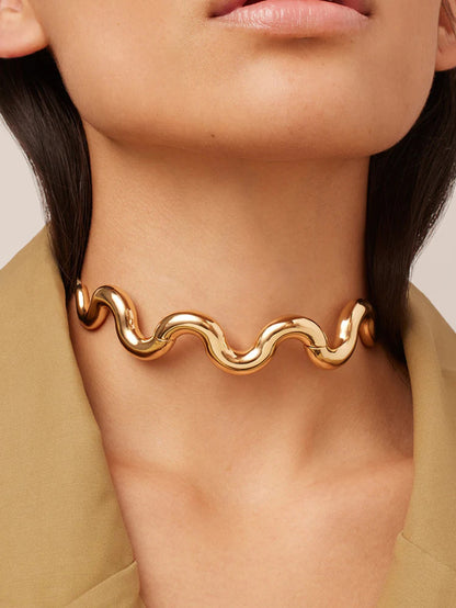 The Current Wave Bolero Necklace
