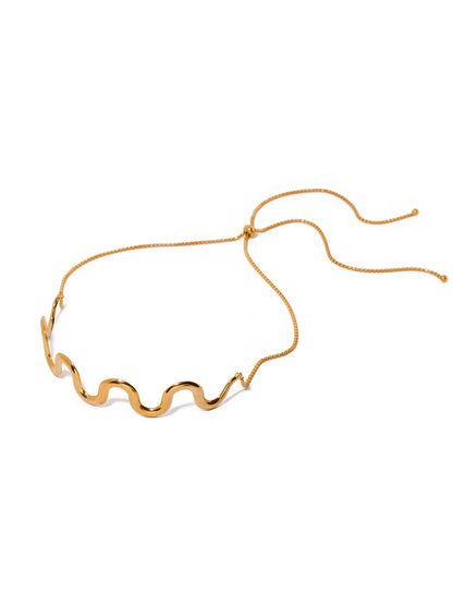 The Current Wave Bolero Necklace