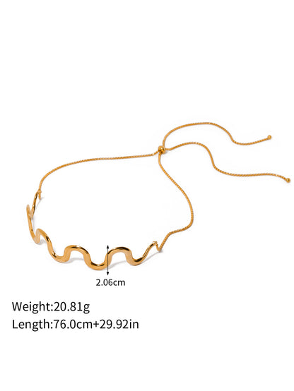 The Current Wave Bolero Necklace