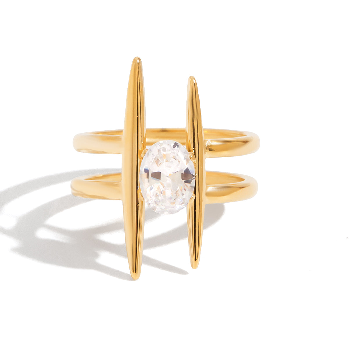The Odyssey Oval Spike Ring