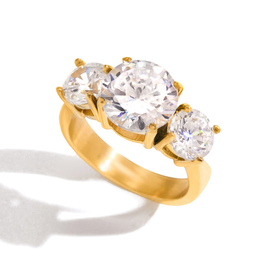 Three-Stone Classic Ring
