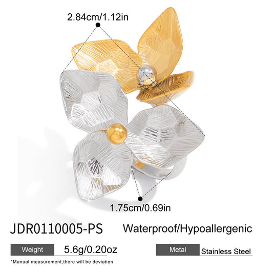 The Gilded Wave Ring