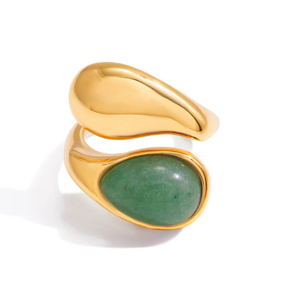 Moss & Mirror Fluid Wrap Ring
